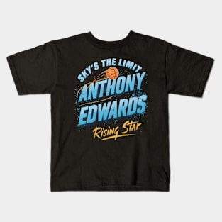 anthony edwards 2024 Kids T-Shirt